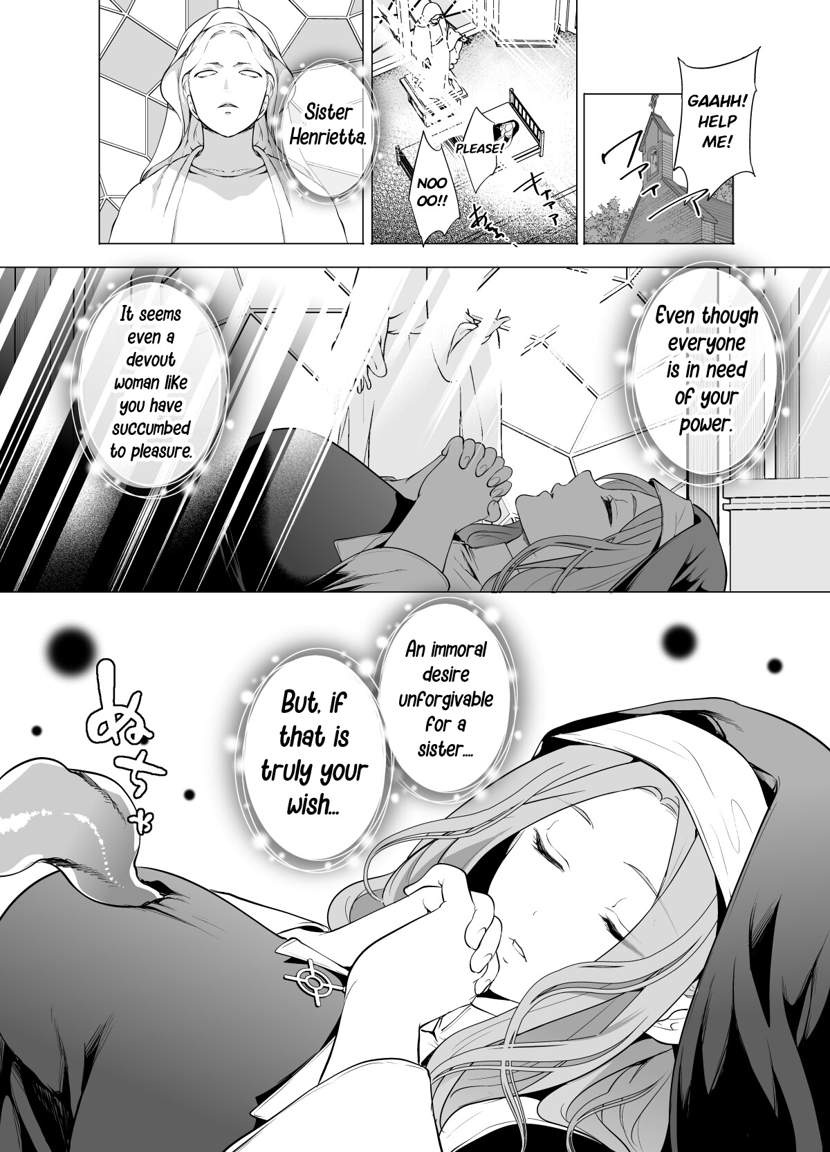 Hentai Manga Comic-Defeated by Tentacles - The Holy Maiden's Tragic End-Read-50
